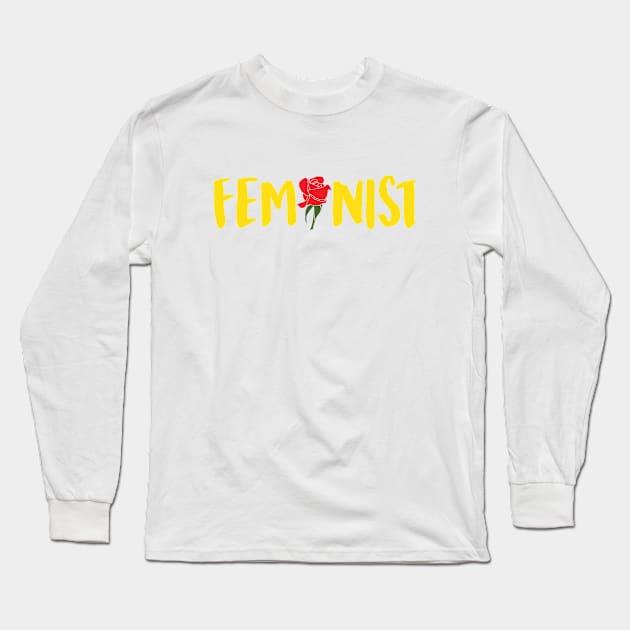 Feminist T-shirt Long Sleeve T-Shirt by worshiptee